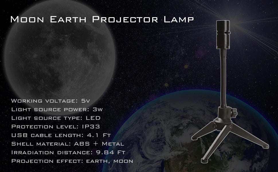 Earth Moon Projection Light