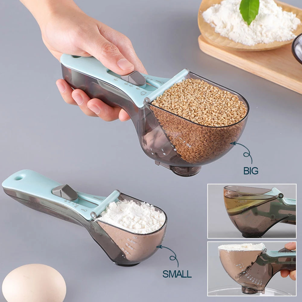 Adjustable Measuring Cups Kitchen Adjustable Measuring Spoon With