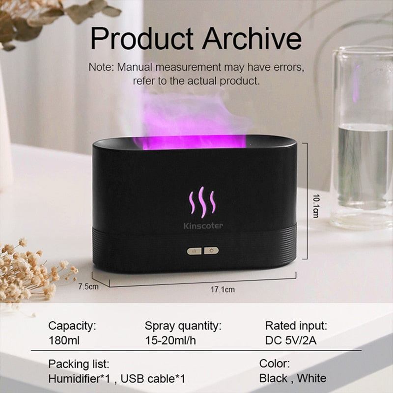 5-Minute Fall Asleep Bedroom Air Humidifier & Aroma Diffuser