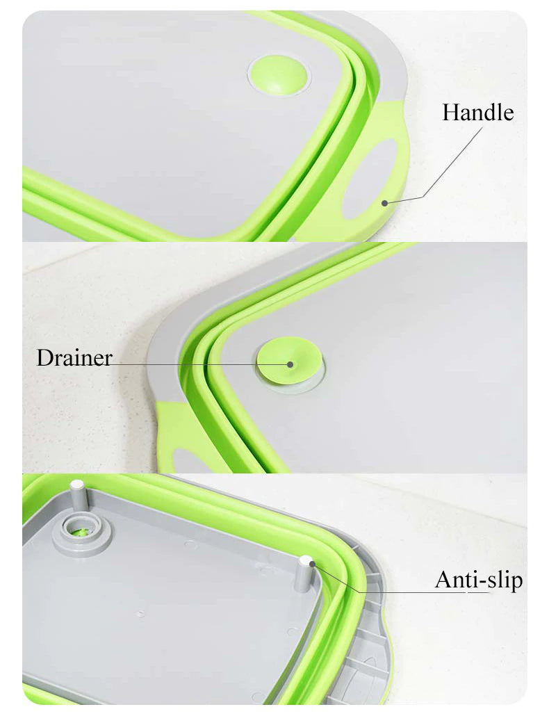 Multifunctional Foldable Cutting Board