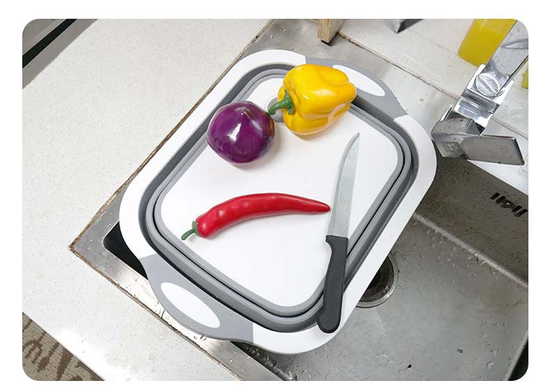 Multifunctional Foldable Cutting Board